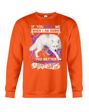 Load image into Gallery viewer, If You Kick Me When I Am Down You Better Pray Trending Sweatshirt