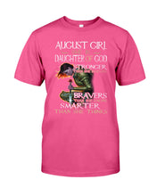 Load image into Gallery viewer, August Girl Daughter Of God Meaningful Gift For Women Guys Tee