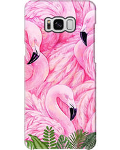 Load image into Gallery viewer, Beautiful Flamingo And Feather Gift For Flamingo Lovers Phone case