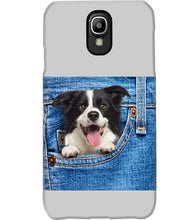 Load image into Gallery viewer, Border Collie In Denim Pocket Gift For Dog Lovers Phone case