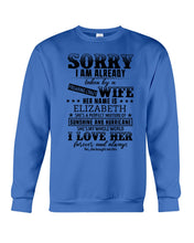 Load image into Gallery viewer, Gift For Husband I Love Here Forever And Always Sweatshirt