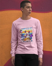 Load image into Gallery viewer, Butterfly Sunset On Beach Those We Love Don't Go Away Gift For Lover Unisex Long Sleeve