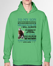 Load image into Gallery viewer, Look Right Beside You Eagle Mom Gift For Son Hoodie