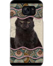 Load image into Gallery viewer, Lovely Phone Case Cute Black Cat Boho Pattern Gift For Cat Lovers Phone case