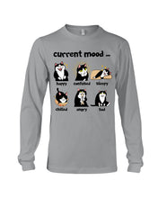 Load image into Gallery viewer, Current Black Cat's Mood Gift For Cat Lovers Unisex Long Sleeve