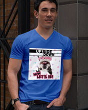 Load image into Gallery viewer, Boston Upside Down Now Let's Be Gift For Dog Lovers Guys V-Neck