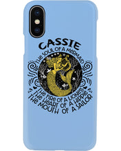 Load image into Gallery viewer, Gift For Cassie Girl The Soul Of A Mermaid Phone case