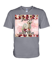 Load image into Gallery viewer, Just A Girl Who Loves Shih Tzu Unique Custom Design For Dog Lovers Guys V-Neck