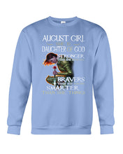 Load image into Gallery viewer, August Girl Daughter Of God Meaningful Gift For Women Sweatshirt