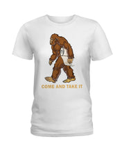 Load image into Gallery viewer, Bigfoot Come And Take It Simple Custom Design Ladies Tee