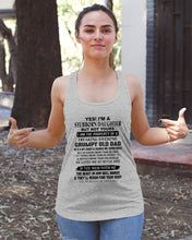 Load image into Gallery viewer, I'm A Stuborn Daughter But Not Yours I Am The Property Of a Freaking Awesome Ladies Flowy Tank