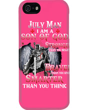 Load image into Gallery viewer, July Man Son Of God Birthday Meaningful Gift For Men Phone case
