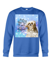 Load image into Gallery viewer, Angels And Shih Tzu Are Not Different Gift For Dog Lovers Sweatshirt