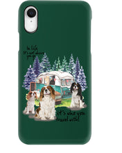 Load image into Gallery viewer, Cavalier King It's Who You Travel With Gift For Dog Lovers Phone case