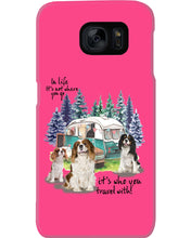 Load image into Gallery viewer, Cavalier King It's Who You Travel With Gift For Dog Lovers Phone case