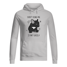 Load image into Gallery viewer, Don't Scare Me I Fart Easily Gift For Dog Lovers Hoodie