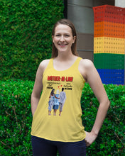 Load image into Gallery viewer, Daughter In Law's Best Friend Son's Best Partner In Crime Gift For Mom In Law Ladies Flowy Tank