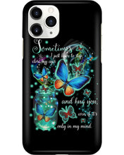 Load image into Gallery viewer, Butterfly Close My Eyes And Hug You Gift For Women Phone case