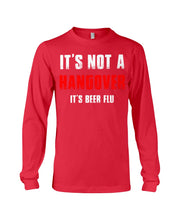 Load image into Gallery viewer, It's Not A Hangover It's Beer Flu Gift For Men Unisex Long Sleeve