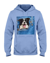 Load image into Gallery viewer, Border Collie In Denim Pocket Gift For Dog Lovers Hoodie