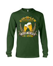 Load image into Gallery viewer, Beer Day Funny Gift For Son-In-Law The Man The Myth The Legend Unisex Long Sleeve