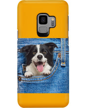 Load image into Gallery viewer, Border Collie In Denim Pocket Gift For Dog Lovers Phone case