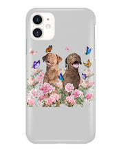 Load image into Gallery viewer, Gift For Dog LoversChesapeake Bay Retriever With Peonies Phone case