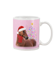 Load image into Gallery viewer, Cute Horse With Santa Hat Lovely Christmas Tree Gift For Horse Lovers Mug