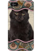 Load image into Gallery viewer, Lovely Phone Case Cute Black Cat Boho Pattern Gift For Cat Lovers Phone case
