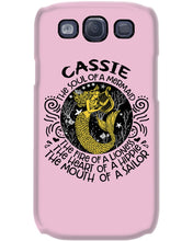 Load image into Gallery viewer, Gift For Cassie Girl The Soul Of A Mermaid Phone case