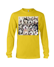 Load image into Gallery viewer, Many Love Husky Siberian On Phone Case Gift For Husky Lovers Unisex Long Sleeve