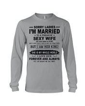 Load image into Gallery viewer, I'm Married To June Freaking Sexy Wife Trending For Birthday Gift Unisex Long Sleeve