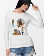 Load image into Gallery viewer, Love Trucker Simple Unique Custom Design For Personalized Job Gift Unisex Long Sleeve