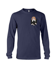 Load image into Gallery viewer, Cavalier King Charles Spaniel In Pocket - Dogs Lovers Gift Unisex Long Sleeve