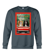 Load image into Gallery viewer, Cavalier Happy Holiday Gift For Dog Lovers Sweatshirt