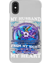 Load image into Gallery viewer, Hummingbird My Husband My Guardian Angel Gift For Angel Husband Phone case