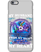 Load image into Gallery viewer, Hummingbird My Husband My Guardian Angel Gift For Angel Husband Phone case