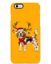 Load image into Gallery viewer, Beagle Gorgeous Reindeer Xmas Lights Gift For Dog Lovers Phone case