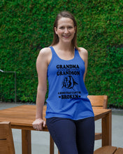 Load image into Gallery viewer, Grandma And Grandson A Bond That Can't Be Broken Custom Design Ladies Flowy Tank