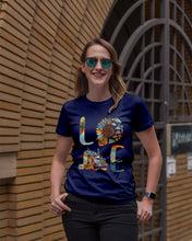 Load image into Gallery viewer, Love Trucker Simple Unique Custom Design For Personalized Job Gift Ladies Tee