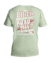 Load image into Gallery viewer, I'm A Biker Not your Next Road Kill Gift For Biker Guys V-Neck