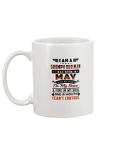 Load image into Gallery viewer, I'm A Grumpy Old Man I Was Born In May With My Heart Mug