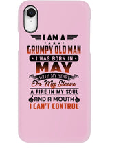 Load image into Gallery viewer, I'm A Grumpy Old Man I Was Born In May With My Heart Phone case