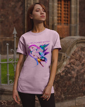 Load image into Gallery viewer, Hummingbirds Heart Shaped I Am A Simple Woman Gift For Mom Guys Tee