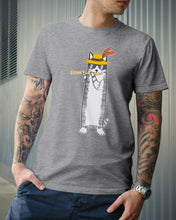 Load image into Gallery viewer, Cat Plays Flute Special Custom Design For Music Lovers Guys Tee