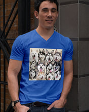 Load image into Gallery viewer, Many Love Husky Siberian On Phone Case Gift For Husky Lovers Guys V-Neck