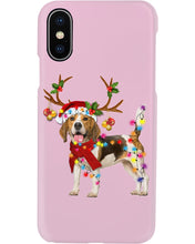 Load image into Gallery viewer, Beagle Gorgeous Reindeer Xmas Lights Gift For Dog Lovers Phone case