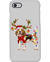Load image into Gallery viewer, Beagle Gorgeous Reindeer Xmas Lights Gift For Dog Lovers Phone case