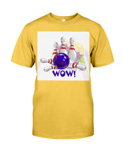 Load image into Gallery viewer, Bowling Wow Color Gift For Bowling Lovers Guys Tee