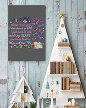 Load image into Gallery viewer, Butterflies When I Miss You I Just Have To Look Inside My Heart Gift For Lover Vertical Poster